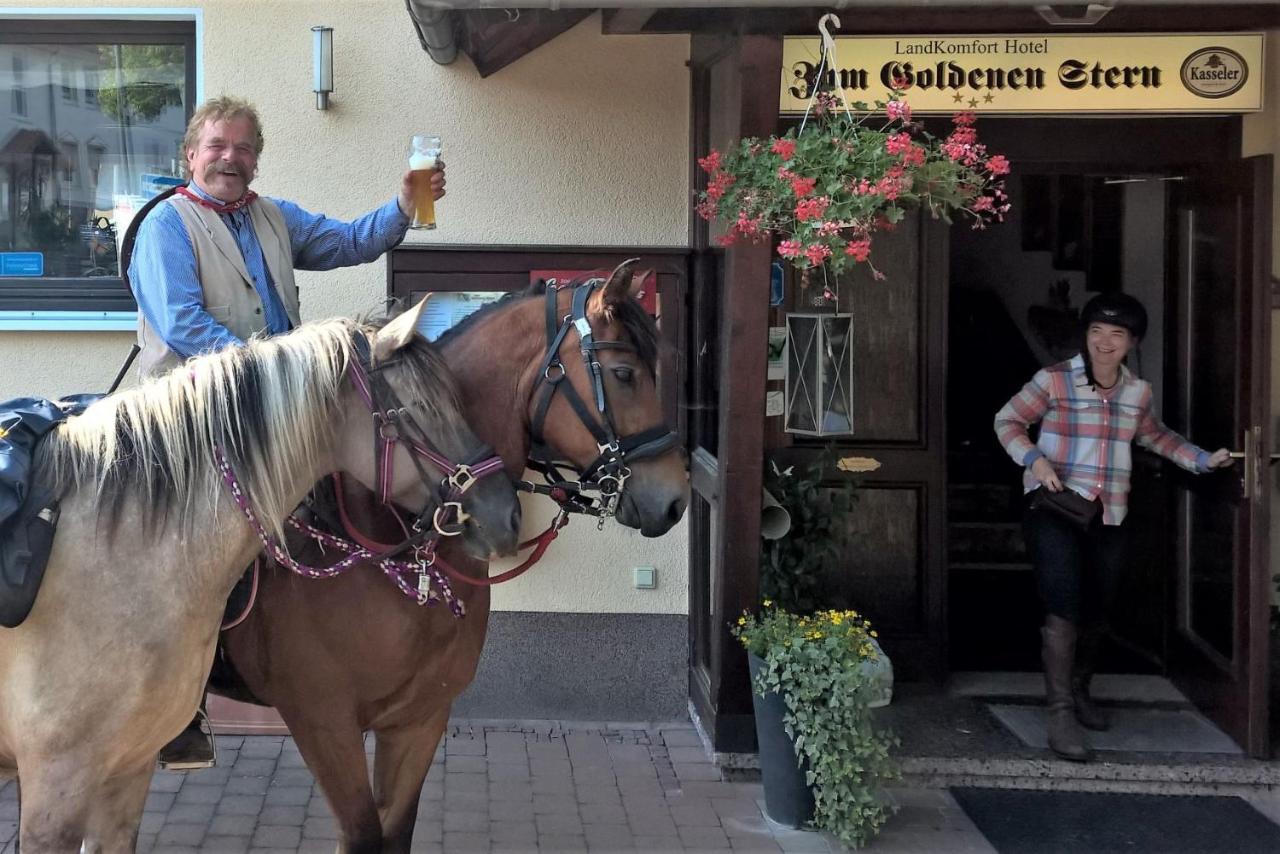 Hotel-Restaurant Zum Goldenen Stern Grossalmerode Экстерьер фото